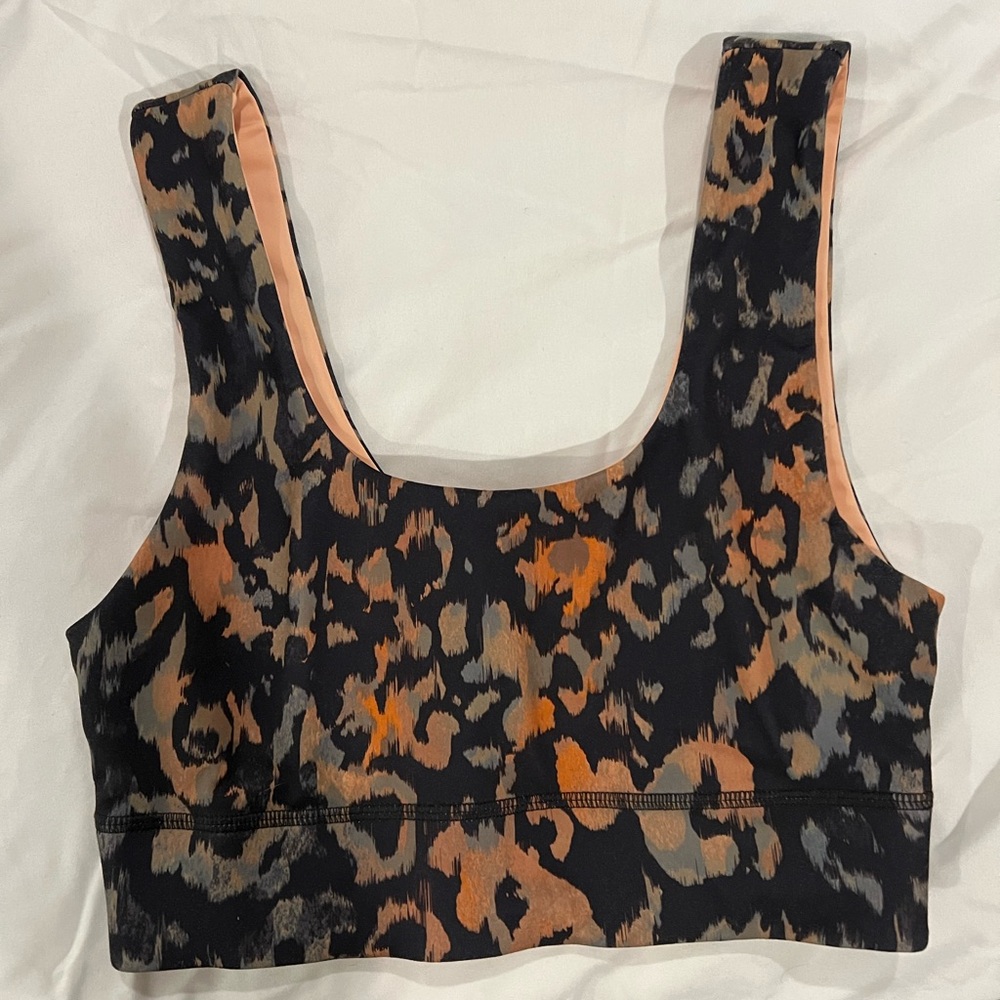 Fabletics Leopard Print Sports Bra